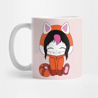 creepypasta red panda (nina the killer) Mug